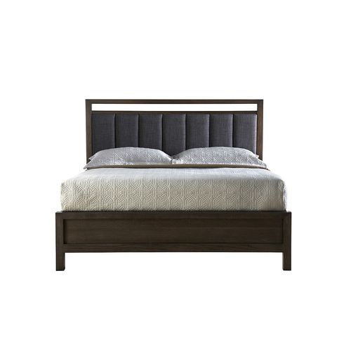 双人床 - FULTON - West Furniture - 现代风格 / 带软包床头板 / 木质