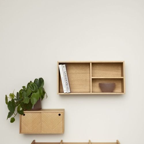 壁挂置物架 - Collect - Hübsch A/S - 现代风格 / 栎木 / MDF