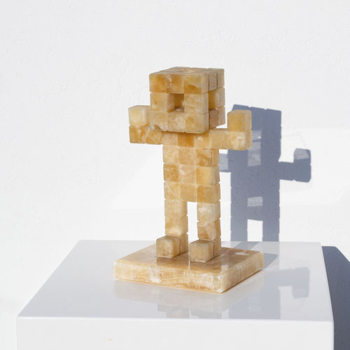 石材雕塑 - PIXEL 3D "ASTRONAUT" - San Polo Art Gallery | Contemporary Art & Design i - 户外 / 商用