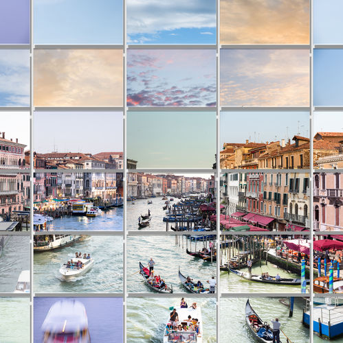 照片印刷装饰画 - RIVUS ALTUS - XL78 #06 PASTEL | VENICE PHOTOS FRAGMENTS - San Polo Art Gallery | Contemporary Art & Design i - 大尺寸 / 横版 / 美术馆
