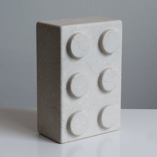 大理石雕塑 - Brick 6 - Botticino - San Polo Art Gallery | Contemporary Art & Design i - 户外 / 花园 / 定制