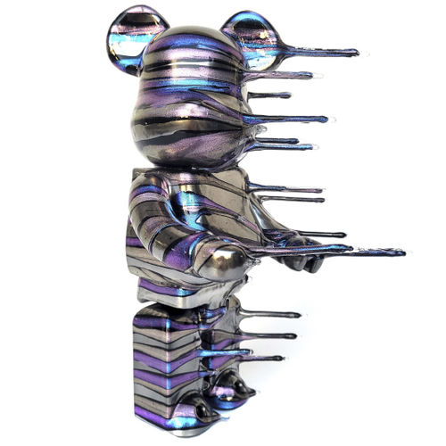 树脂雕塑 - Blown Away 400% Bearbrick - San Polo Art Gallery | Contemporary Art & Design i - 丙烯塑料 / 户外 / 手工