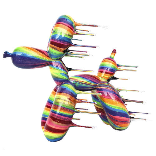 金属雕塑 - Blown Away Balloon Dog - San Polo Art Gallery | Contemporary Art & Design i - 树脂 / 黏土 / 丙烯塑料