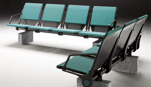 聚氨酯发泡联排座椅 - ESTAR - IMAT MOBILIARIO Y DISEÑO S.A. - 4人座 / 现代风格 / 候诊室