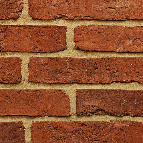 墙体砖 - 2″ TUDOR MULTI - Imperial Handmade brick - 用于地面 / 实心 / 红色