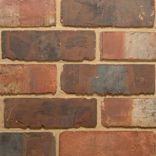 外墙砖 - 3″ WEATHERED PRE WAR BANDED WIRECUT - Imperial Handmade brick - 实心 / 做旧 / 手工
