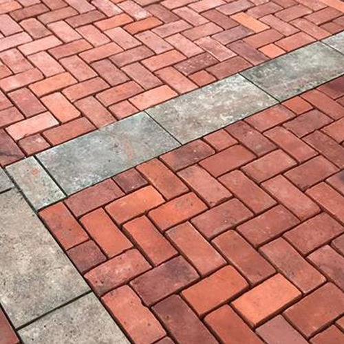 赤陶路面砖 - TUDOR MULTI - Imperial Handmade brick - 户外 / 人行道