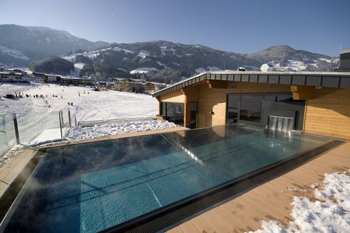 无边式游泳池 - HOTEL ALPINA - BERNDORF METALL- UND BÄDERBAU GMBH - 户外 / 酒店 / 公共