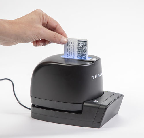 桌面式ID扫描仪 - CR5400i - Thales - Cybersecurity & Digital Identity/金雅拓 - 用于身份验证 / USB / 带条形码读取器