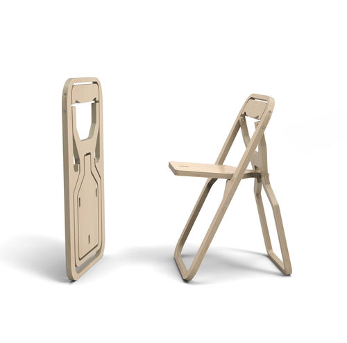 现代风格椅子 - RACK 25  - INFINE DESIGN OBJET - 用于阳台 / 室内 / 山毛榉木