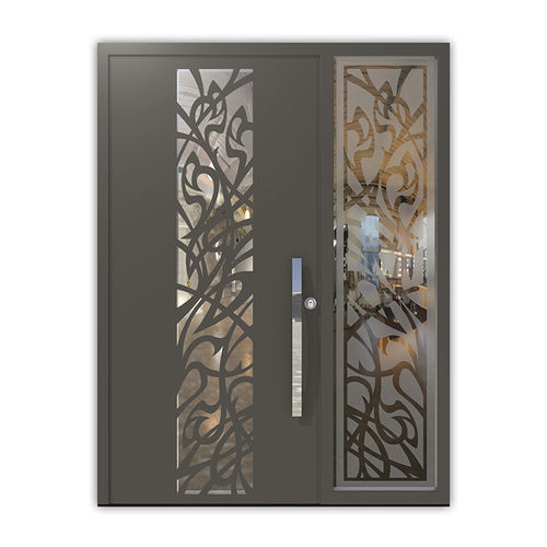 入户门 - RIVANNA - REMO Security Doors - 电镀钢 / 平开 / 半玻璃