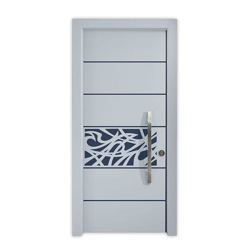 入户门 - VOLGA  - REMO Security Doors - 电镀钢 / 平开 / 半玻璃