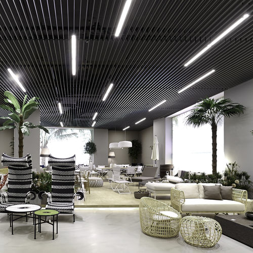 金属吊顶 - BAFFLE SYSTEMS  - Tacer Ltd. - 木质 / 板式 / 条形