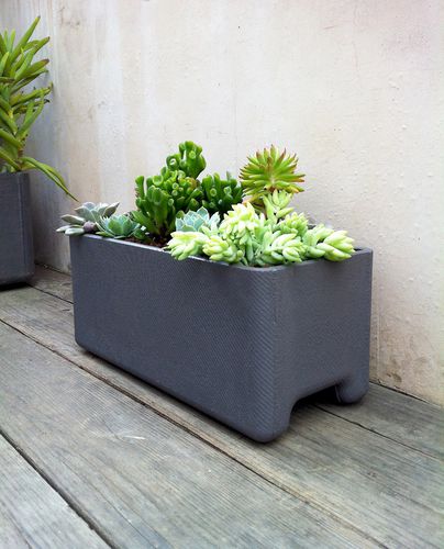 纤维水泥花坛 - BALCONIA - green-form - 长方形 / 现代风格 / 公共空间