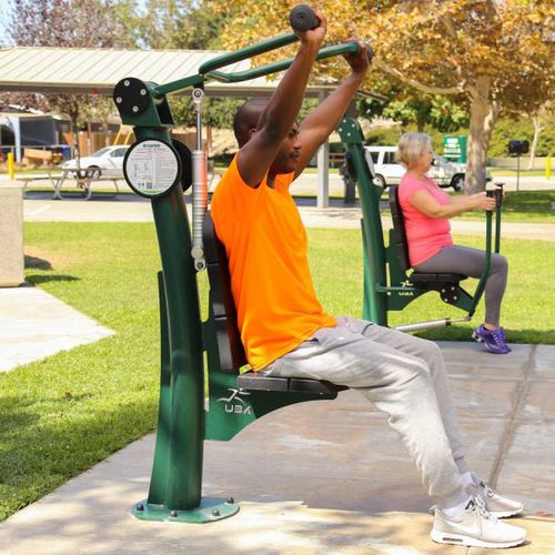 臂弯举健身器械 - UBX-248 - Greenfields Outdoor Fitness - 肩部推举 / 胸部推举 / 户外