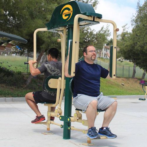 蝴蝶机健身器械 - SGR2005-1-48E - Greenfields Outdoor Fitness - 肩部推举 / 胸部推举 / 户外