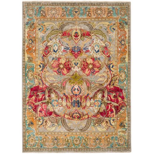 传统风格地毯 - SKULL  - Knots rugs - 花朵图案 / 羊毛 / 丝绸