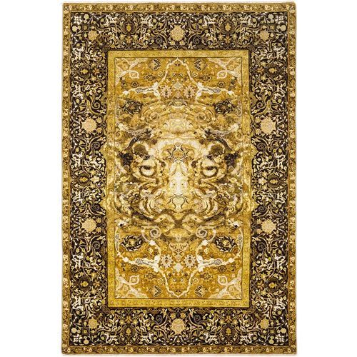 传统风格地毯 - TIGER - Knots rugs - 动物图案 / 花朵图案 / 羊毛