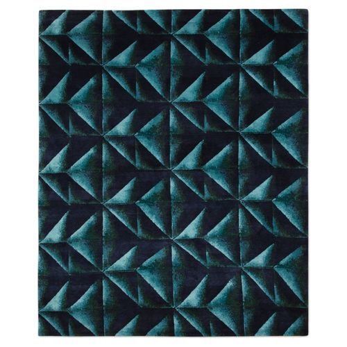 现代风格地毯 - ORIGAMI  - Knots rugs - 几何 / 单色 / 丝绸