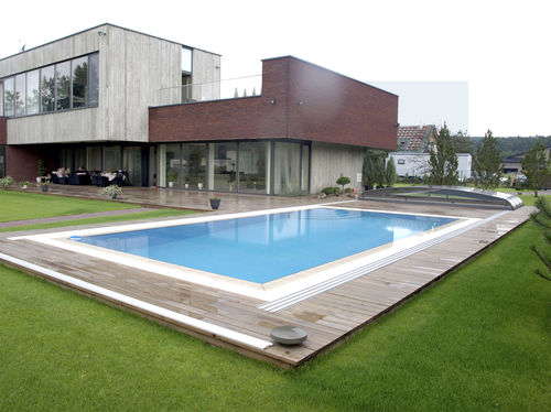 自承重游泳池 - Tilestone Pools one piece tiled pools - 无边式 / 定制 / 户外