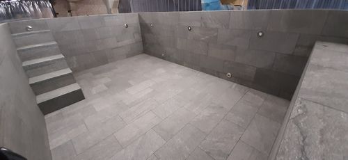 板式游泳池 - 5 M x 3 M - Tilestone Pools one piece tiled pools - 整体 / 预制 / 户外