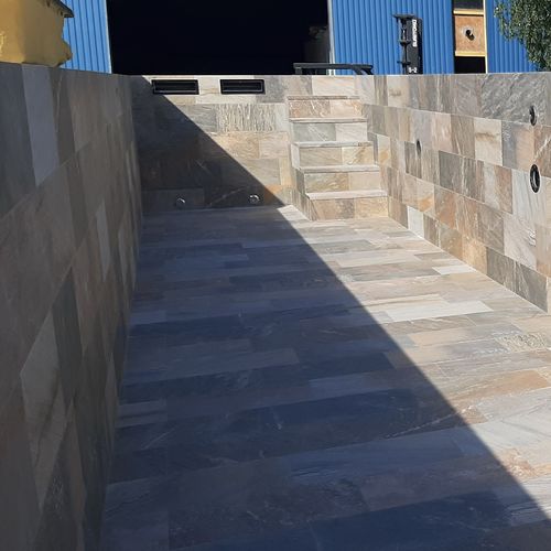 板式游泳池 - CUSTOM - Tilestone Pools one piece tiled pools - 整体 / 泳道 / 定制