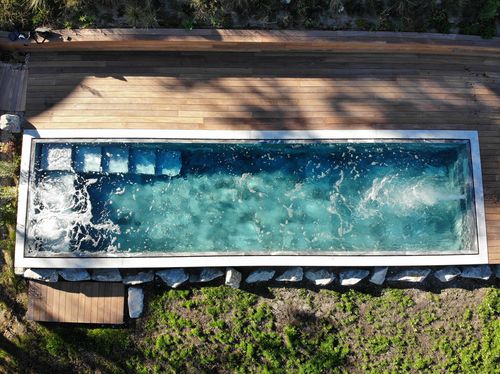 整体游泳池 - Tilestone Pools one piece tiled pools - 自承重 / 板式 / 管状