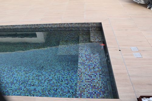 嵌入式游泳浴缸 - SWIM  - Tilestone Pools one piece tiled pools - 地上 / 长方形 / 多座位