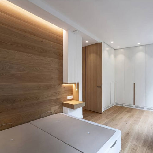 木质砌面板 - ALMOND 230 MM - SURCO interiors - 室内 / 打钉安装 / 自粘