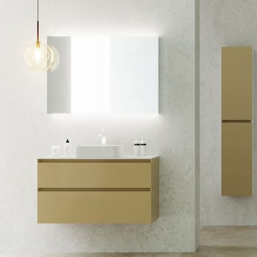 壁挂式台盆柜 - LOFT LEFT  - UAB KAME - MDF / Corian®可丽耐 / 北欧风格