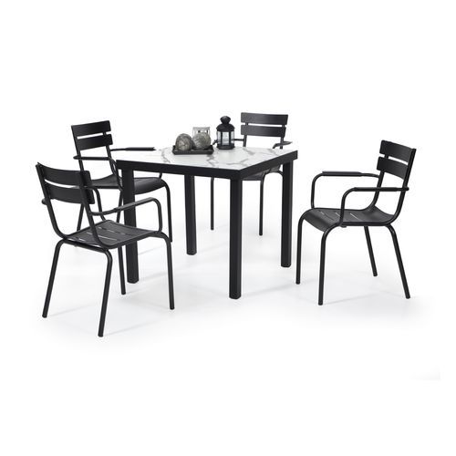 现代风格桌 - Decor  - YÜCEL OUTDOOR FURNİTURE  - HPL / 陶瓷 / 铝座桌脚