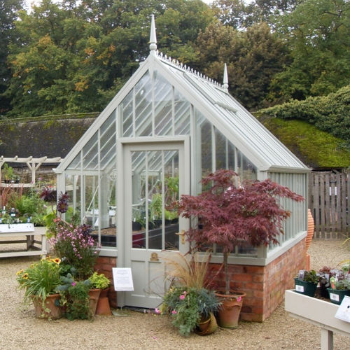 花园温室 - THE HIDCOTE - ALITEX - 尖顶 / 铝合金框架 / 玻璃