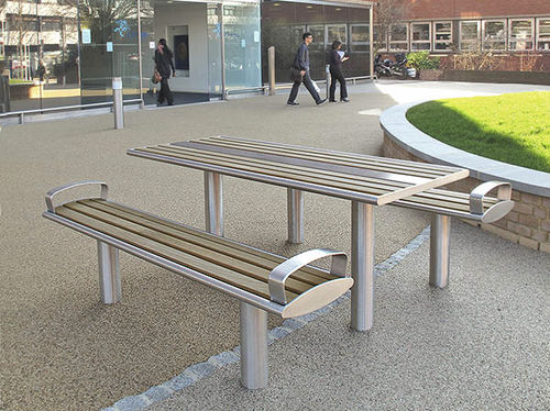 现代风格野餐桌 - ZENITH® - Furnitubes - 钢 / 电镀钢 / 不锈钢