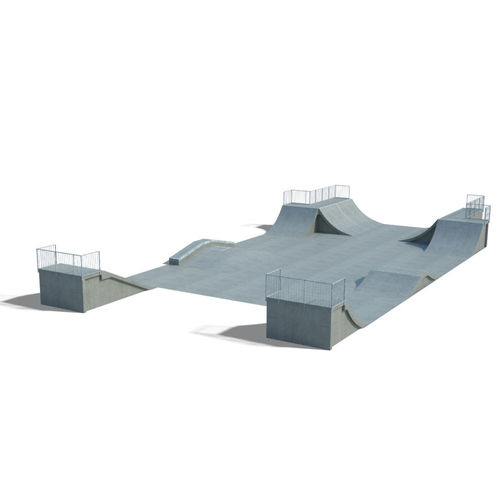 混凝土滑板场 - DESIGN 4 - WICKSTEED