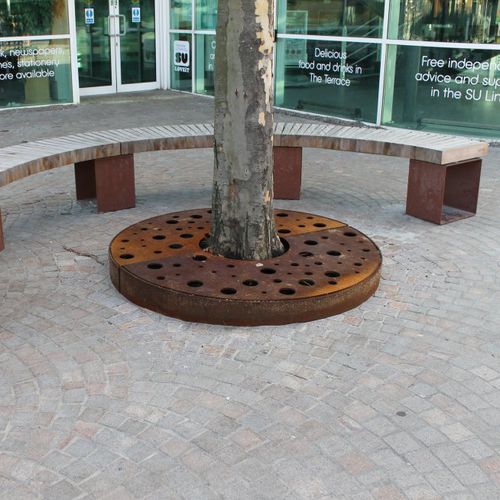 圆形树池盖板 - THIRLMERE  - LOGIC STREET & PARK FURNITURE - 耐候钢