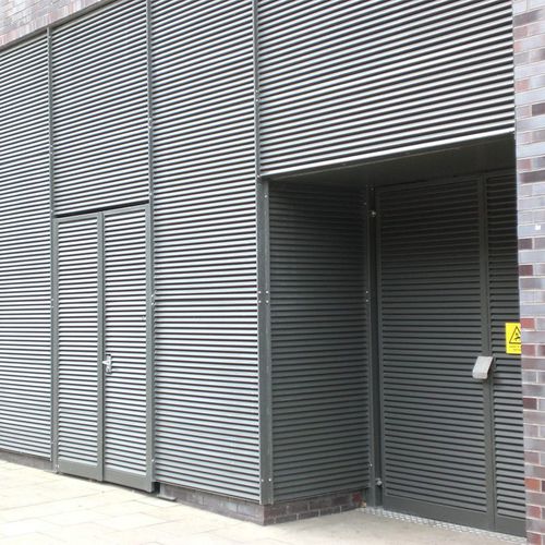 百叶窗式挡板 - ITALIA-100 - LANG AND FULTON - 电镀钢