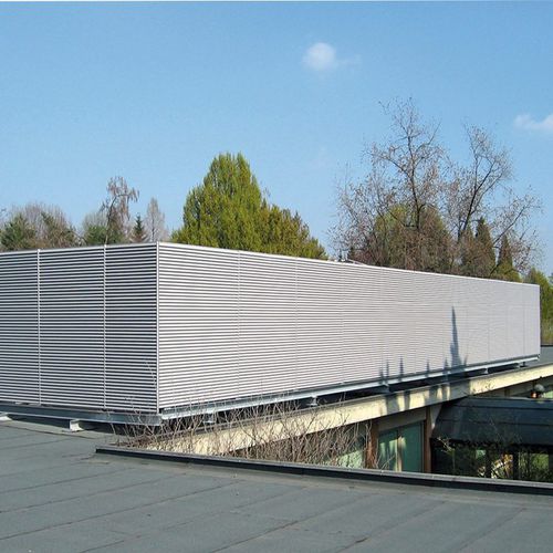 百叶窗式挡板 - ITALIA-100 ROOF-TOP - LANG AND FULTON - 电镀钢
