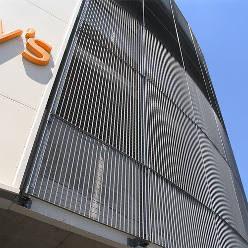 电镀钢格子板 - PIAZZA-66 | PIAZZA-44 - LANG AND FULTON - 用于室外地面 / 用于外墙 / 安全
