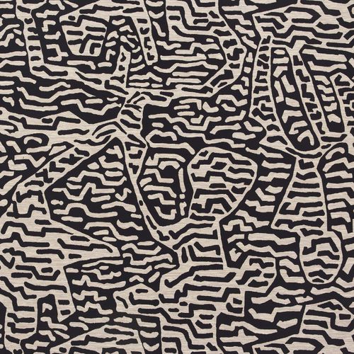窗帘面料 - COAST : RIMINI - WIND - 图案 / 聚酯 / 棉质