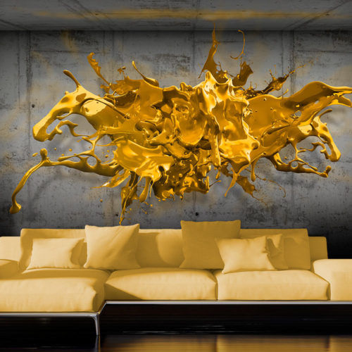 现代风格墙纸 - YELLOW SPLASH - WALL DESIGNERS - 抽象图案 / 三维效果 / 无纺布