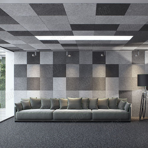 墙面隔音板 - KRAFT WOODACOUSTIC - KRAFT Deckensysteme Ukraine - 用于吊顶天花板 / 木质 / 方形