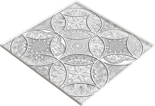 玻璃地面 - ORIENTAL 1 GRAY - Crystalexe - 室内 / 用于楼梯板 / 商业