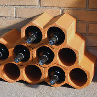 赤陶瓶架 - STORAGE BRICKS - Cerámica Verea, S.A. - 落地式 / 橙色