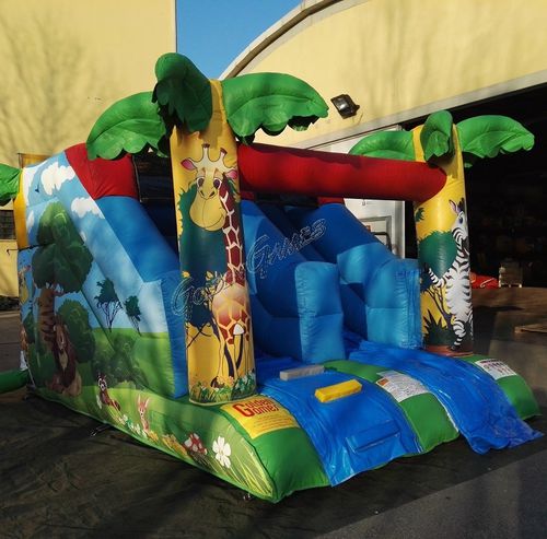 充气玩具 - MINI SAFARI SLIDE - GOLDEN GAMES SRL