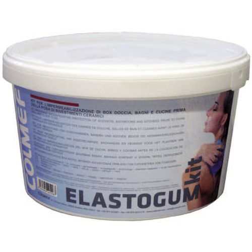 复合陶瓷液体防水材料 - ELASTOGUM KIT - COLMEF - 用于地面 / 用于浴室 / 淋浴