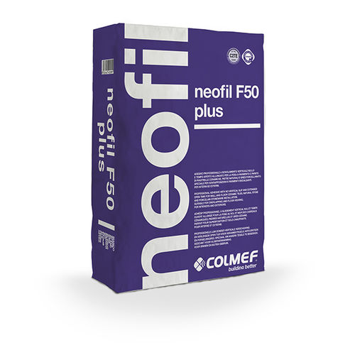 固结砂浆胶合剂 - NEOFIL F 50 PLUS  - COLMEF - 用于瓷砖 / 液压 / 矿物