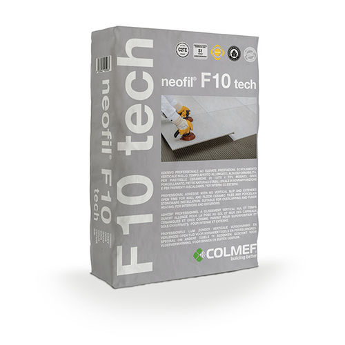 固结砂浆胶合剂 - NEOFIL F 10 TECH - COLMEF - 用于瓷砖 / 液压 / 矿物