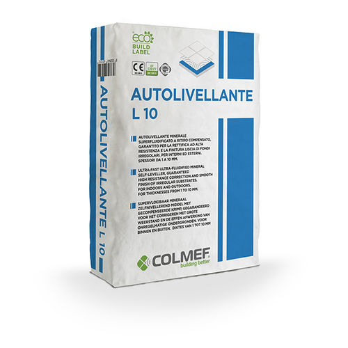 修补砂浆 - AUTOLIVELLANTE L 10 - COLMEF - 自流平 / 用于混凝土 / 用于防水面层