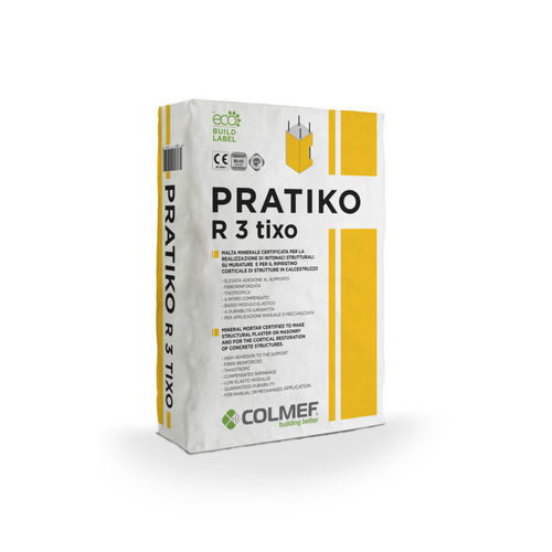 砖石工程砂浆 - PRATIKO R 3 TIXO - COLMEF - 重建 / 用于防水面层 / 用于石工