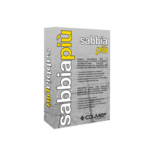 勾缝砂浆胶合剂 - SABBIA PIÙ - COLMEF - 空心混凝土块 / 用于路面 / 以沙子为基底